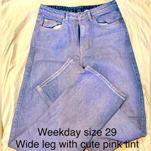 Weekday Brand, Size 29 women’s jeans.